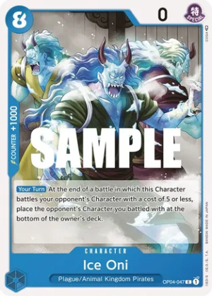 Ice Oni - Kingdoms of Intrigue (OP04-047 C)