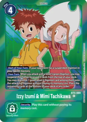 Izzy Izumi & Mimi Tachikawa (Event Pack 5) - Battle of Omni (BT05)