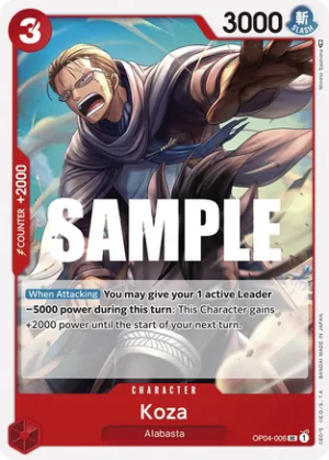 Koza - Kingdoms of Intrigue (OP04-006 UC)