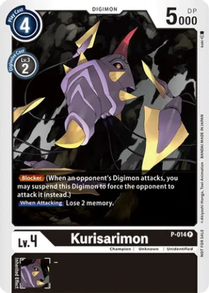 Kurisarimon - P-014 - Digimon Promotion Cards (D-PR)