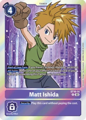 Matt Ishida Rare ST16-14 R