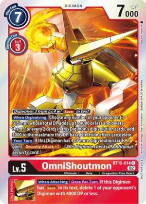 OmniShoutmon (Box Topper) - Across Time (BT12)