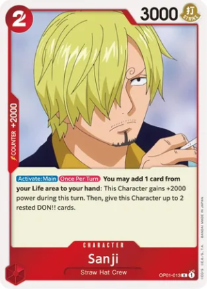 Sanji (Demo Deck 2023) - One Piece Promotion Cards (OP01-013 R)