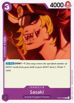 Sasaki - Starter Deck 4: Animal Kingdom Pirates (ST-04-006 C)