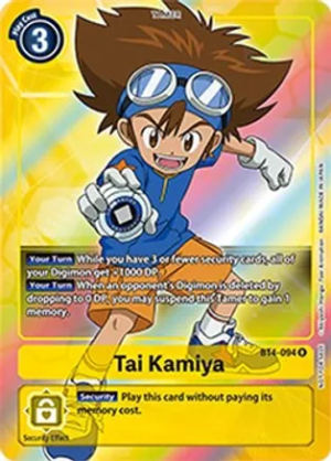 Tai Kamiya (Box Topper) - Great Legend (BT4-094 R)