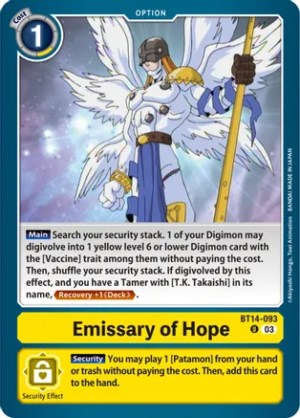 Emissary of Hope Uncommon BT14-093 U