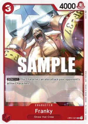 Franky (Tournament Pack Vol. 2) - One Piece Promotion Cards (OP-PR)(OP-021 UC)