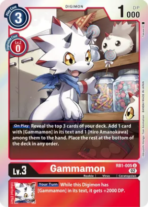 Gammamon - RB1-005 - Resurgence Booster (RB01-005 U)