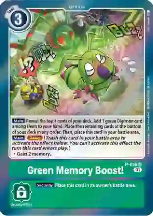 Green Memory Boost! (Resurgence Booster Reprint) - Resurgence Booster (RB-01)