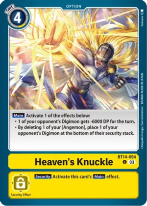 Heaven’s Knuckle Common BT14-094 C