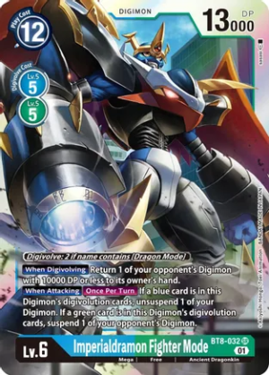 Imperialdramon Fighter Mode – New Awakening – BT8-032 SR
