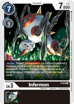 Infermon - P-015 - Digimon Promotion Cards (D-PR)