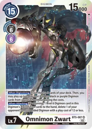 Omnimon Zwart (Resurgence Booster Reprint) - Resurgence Booster (RB-01)