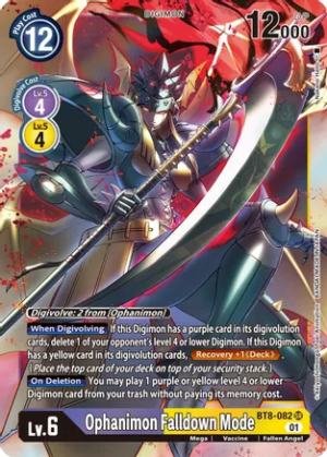 Ophanimon Falldown Mode – New Awakening – BT8-082 SR