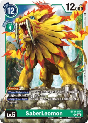 SaberLeomon Uncommon BT14-054 U