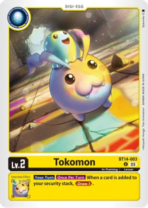 Tokomon Uncommon BT14-003 U