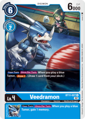 Veedramon BT11-027 – Dimensional Phase – Uncommon – Foil