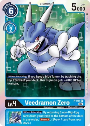 Veedramon Zero - P-011 (Resurgence Booster Reprint) - Resurgence Booster (RB-01)