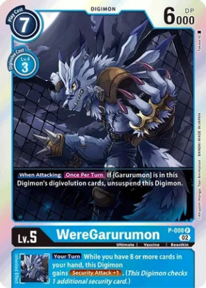 WereGarurumon - P-008 (Resurgence Booster Reprint) - Resurgence Booster (RB-01)