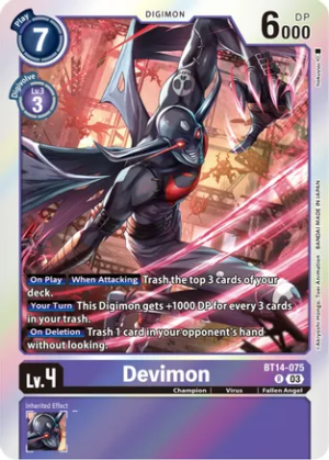 Devimon Rare BT14-075 R