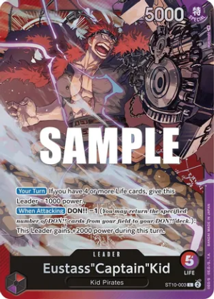 Eustass"Captain"Kid (003) - Ultra Deck: The Three Captains (ST-10-003 L)