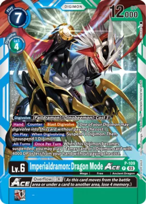 Imperialdramon: Dragon Mode Ace - P-109 (NYCC 2023 Demo Deck) - Digimon Promotion Cards (D-PR)