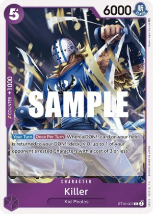 Killer - Ultra Deck: The Three Captains (ST-10-007 C)