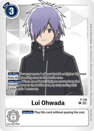 Lui Ohwada - P-130 (NYCC 2023 Demo Deck) - Digimon Promotion Cards (D-PR)