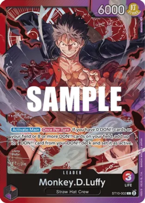 Monkey.D.Luffy (002) - Ultra Deck: The Three Captains (ST-10-002 L)