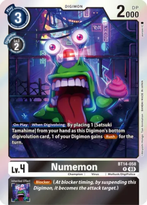 Numemon - Blast Ace (BT14-058 R)