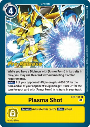 Plasma Shot - New Awakening Pre-Release Cards (BT08_PR)