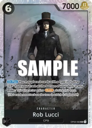 Rob Lucci (092) - Pillars of Strength (OP03-092 SR)