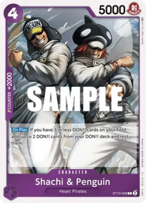 Shachi & Penguin - Ultra Deck: The Three Captains (ST-10-008 C)