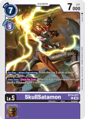 SkullSatamon Common BT14-077 C