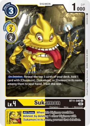 Sukamon BT11-040 – Dimensional Phase – Uncommon – Foil