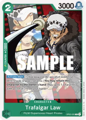 Trafalgar Law - Paramount War (OP02-035 C)