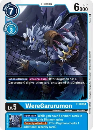 WereGarurumon - P-008 - Digimon Promotion Cards (D-PR)