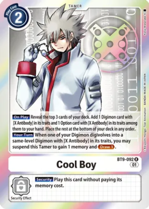 Cool Boy - X Record (BT09-092 R)