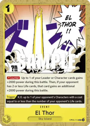 El Thor - Awakening of the New Era (OP05-114 UC)
