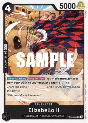 Elizabello II - Awakening of the New Era (OP05-080 UC)