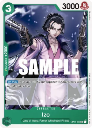 Izo (Tournament Pack Vol. 2) - One Piece Promotion Cards (OP-PR)(OP1-033 UC)