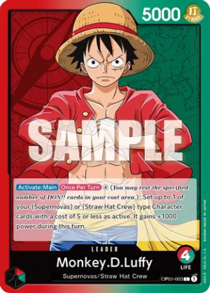 Monkey.D.Luffy (003) - Romance Dawn (OP01-003 L)