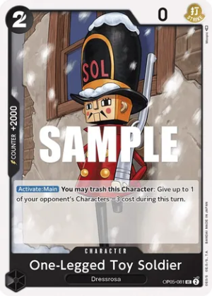 One-Legged Toy Soldier - Awakening of the New Era (OP05-081 UC)