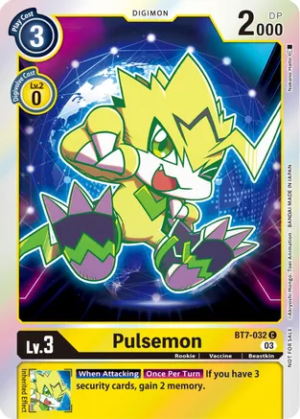 Pulsemon (Official Tournament Pack Vol.11) - Next Adventure (BT7-032 C)