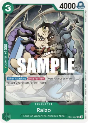 Raizo (Event Pack Vol. 2) - One Piece Promotion Cards (OP-PR)