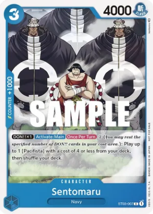 Sentomaru (Tournament Pack Vol. 3) [Participant] - One Piece Promotion Cards (OP-PR)(ST03-007 C)