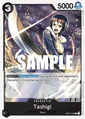 Tashigi - Paramount War (OP02-105 C)