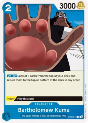 Bartholomew Kuma - Starter Deck 3: The Seven Warlords of The Sea (ST03-010 C)