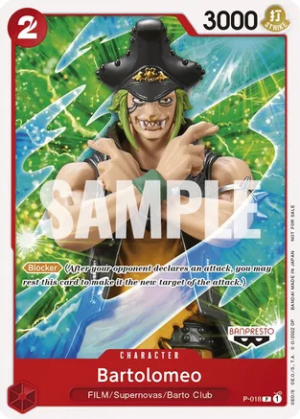 Bartolomeo (One Piece Film Red) - One Piece Promotion Cards (OP-PR)