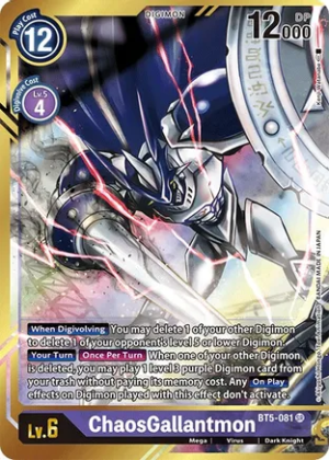 ChaosGallantmon (Alternate Art - Kenji Watanabe) - Battle of Omni (BT05)